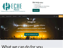 Tablet Screenshot of echemusic.com